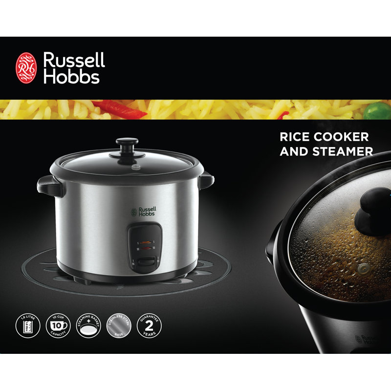 Russell Hobbs 1.8L Rice Cooker & Steamer & Reviews Wayfair.co.uk